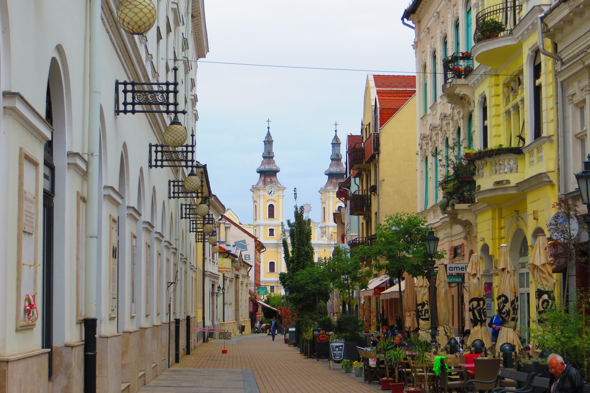 Miskolc belvárosi kép